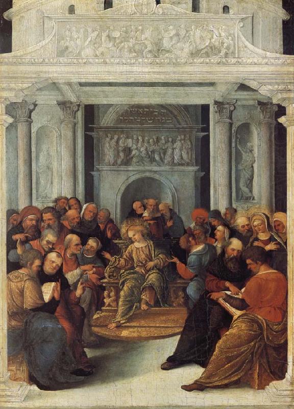 Christ Disputing with the Doctors, Lodovico Mazzolino